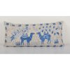 Extra Long Animal Motif Suzani Pillow, Vintage Embroidered | Sham in Linens & Bedding by Vintage Pillows Store. Item composed of cotton