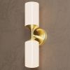 Richmond - Wall Sconce Vanity - Mid Century Modern Lighting | Sconces by Illuminate Vintage. Item composed of brass