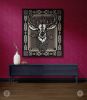 Essence - Cervidae Deer Jacquard Woven Blanket | Linens & Bedding by Sean Martorana. Item composed of cotton