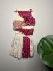 Jitesh 6 - Rosie Blues Woven Tapestry: Small Bohemian Wall Hanging | Candle Holder in Decorative Objects by Arsallan S
