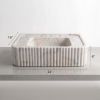 Custom Calacatta Gold Marble Sink with Brass Legs | Water Fixtures by Vero Marble