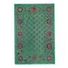 Silk Suzani Tapestry, Terra Cotta Suzani Wall Hanging Decor, | Tablecloth in Linens & Bedding by Vintage Pillows Store