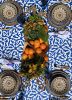 Navy Tablecloth | Linens & Bedding by OSLÉ HOME DECOR. Item made of fabric