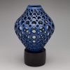 Elliptic Tabletop Sculpture Vessel | Ornament in Decorative Objects by Lynne Meade. Item composed of stoneware