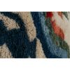 Vintage Turkish Mohair Tulu Rug with Vase Design | Area Rug in Rugs by Vintage Pillows Store. Item made of fabric with fiber