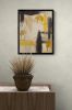 Ochre Drift | Ochre Abstract Original Painting | Oil And Acrylic Painting in Paintings by Abby May