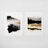 "The Mountains Are Calling" & "Mountains & Valleys" Print Set | Prints in Paintings by Kim Knoll Art