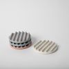 Terrazzo Neutrals Coaster Set | Tableware by Pretti.Cool. Item composed of concrete & glass