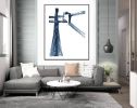 Asymmetrical | Prints by Brazen Edwards Artist. Item composed of canvas & paper