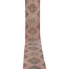 Distressed Extra Long Turkish Runner Rug - Vintage Oushak | Rugs by Vintage Pillows Store. Item made of cotton with fiber