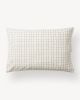 Grid Pillowcases - Cream | Pillows by MINNA