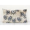 Ikat Eye Beige Pillow Cover | Sham in Linens & Bedding by Vintage Pillows Store. Item made of cotton