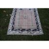Turkish Soft Muted Color Oushak Living Room Rug 3'6" X 5'8" | Area Rug in Rugs by Vintage Pillows Store. Item composed of cotton and fiber