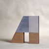Abstract House -White/Silver No.23 | Sculptures by Susan Laughton Artist. Item made of wood