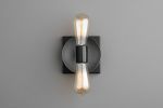 Duel Bulb Wall Light - Model No. 8169 | Sconces by Peared Creation. Item made of copper