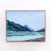 Glacier Flows | Oil And Acrylic Painting in Paintings by Lottie Made. Item made of birch wood with synthetic
