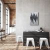 "Are we making you uncomfortable?" | Oil And Acrylic Painting in Paintings by Natasha Kanevski. Item composed of canvas compatible with minimalism and contemporary style