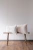 Cream Faux Fur Lumbar Pillow 16x24 | Pillows by Vantage Design