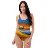 One Piece Swimsuit - Day Blazed - Tropical Sunset | Work by Eman's Gallery