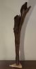 Large Driftwood Sculpture "Chocolate Frond" with Marble Base | Sculptures by Sculptured By Nature  By John Walker. Item composed of wood in minimalism style