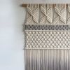 XL Macrame Wall Hanging  - MARIANA | Wall Hangings by Rianne Aarts / Teddy and Wool Studio. Item composed of cotton and fiber