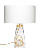 SERAFINA Lamp · Clear+White+Gold | Lamps by LUMi Collection