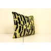 16" x 23" Tiger Motif Pillow Cover, Gold Ikat Velvet Pillow | Sham in Linens & Bedding by Vintage Pillows Store. Item made of cotton with fiber