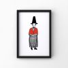 Welsh Lady Print, Welsh Gift, Traditional Welsh Costume | Prints by Carissa Tanton. Item composed of paper