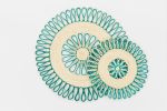Handwoven Seagrass Placemat | Trivet | Aqua blue | Tableware by NEEPA HUT