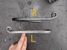 Simple Rustic Hand Towel Bar Hand Forged | Holder Hardware in Hardware by Element Hand Forged Hardware. Item made of steel compatible with rustic style