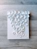 Abstract wall sculpture on canvas, white clay wall sculpture | Wall Hangings by Natasha Kanevski. Item made of canvas works with minimalism & contemporary style