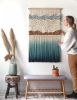 Macrame Fiber Art - Mountain Peaks | Wall Hangings by Rianne Aarts / Teddy and Wool Studio. Item made of cotton & fiber