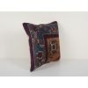 Blue Oushak Rug Pillow, Vintage Carpet Pillow | Sham in Linens & Bedding by Vintage Pillows Store. Item made of cotton