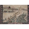 Handknotted Istanbul Bogazici Bridge Pictorial Rug | Area Rug in Rugs by Vintage Pillows Store. Item made of cotton with fiber