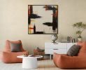 Slow Burn | Orange Abstract Original Painting | Oil And Acrylic Painting in Paintings by Abby May
