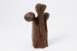 Still Stand Abstract Wood Sculpture, Chainsaw Carved, Walnut | Sculptures by Logniture