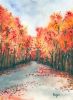 Autumn Journey | Prints by Brazen Edwards Artist. Item composed of canvas & paper