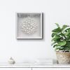 "Connection, floral" | Wall Sculpture in Wall Hangings by Art By Natasha Kanevski. Item made of canvas works with minimalism & contemporary style