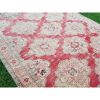 1970s Vintage Turkish Light Red Oushak Rug, Living Room Rug | Area Rug in Rugs by Vintage Pillows Store. Item composed of cotton and fiber