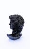 Black David Greek Head Candle - Roman Bust Figure | Ornament in Decorative Objects by Agora Home. Item works with minimalism & contemporary style