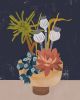 Indigo Ikebana | Prints by Birdsong Prints. Item composed of paper