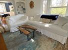 Custom Clear Resin Epoxy Coffee Table | Tables by Ironscustomwood. Item composed of wood and synthetic in contemporary or country & farmhouse style
