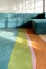 Stitched and Striped Hand Tufted Rug | Area Rug in Rugs by Jubi Rugs. Item composed of wool and fiber