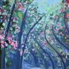 South Bank Grand Arbour | Oil And Acrylic Painting in Paintings by Meredith H. Item made of canvas works with boho & contemporary style