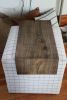 Black Hackberry Ottoman Foot Stool Table | Side Table in Tables by Hazel Oak Farms. Item composed of wood