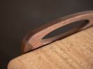 Wood and Cork Stool or Ottoman | Suber Stool by Alabama Sawy | Chairs by Alabama Sawyer. Item made of walnut