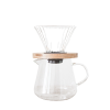 Clear Pour Over Set | Glass in Drinkware by Vanilla Bean