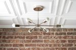 Modern Chandelier - Geometric Lamp - Model No. 9414 | Chandeliers by Peared Creation. Item made of brass