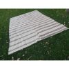 Vintage Striped Turkish Hemp Kilim Rug * Dining Room Carpet | Area Rug in Rugs by Vintage Pillows Store. Item composed of cotton