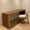 Live Edge Waterfall Desk | Tables by Crafted Glory. Item made of walnut works with scandinavian style